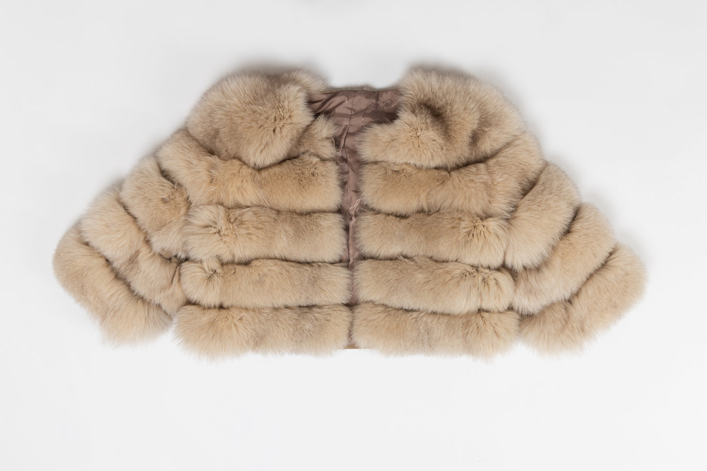 Real Fur Short Fawn Jacket